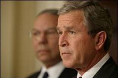 Bush watches Powell @ U.N. Feb 5/03