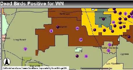 WNV map, 7/2