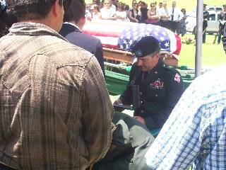 Garcia burial, July 25/08