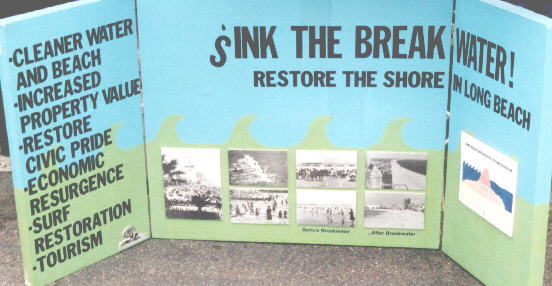 Surfrider anti-breakwater display
